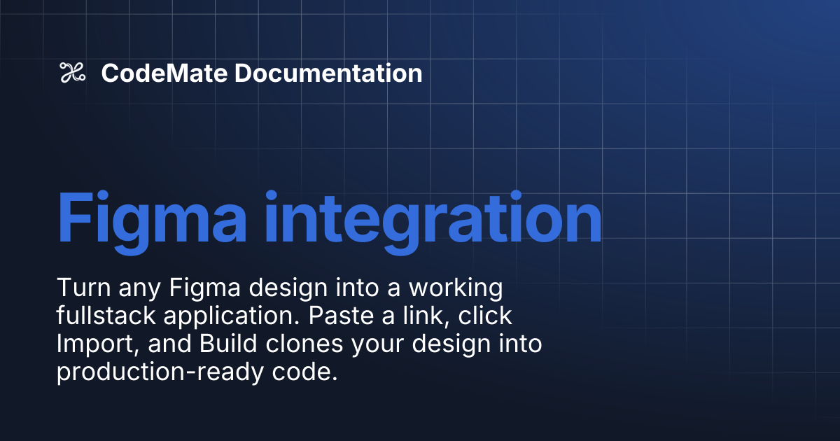 Figma integration | CodeMate Documentation